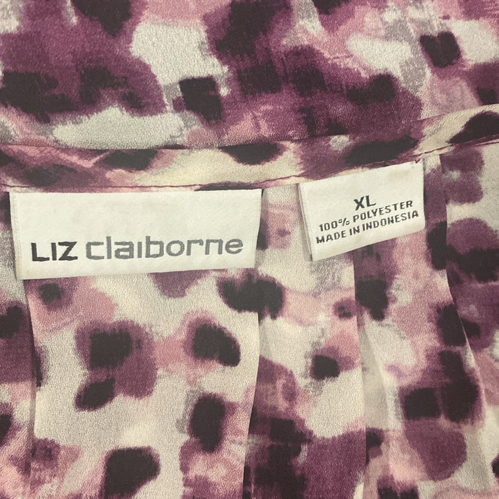 Purple Patterned Blouse - Picture 10 of 11